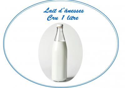 Lait d a nesses cru 1 litre 1